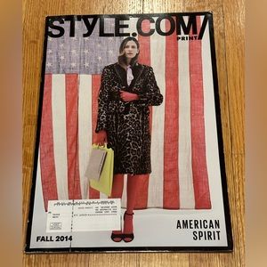 Style.com Print Fashion Magazine Fall 2014 American Spirit